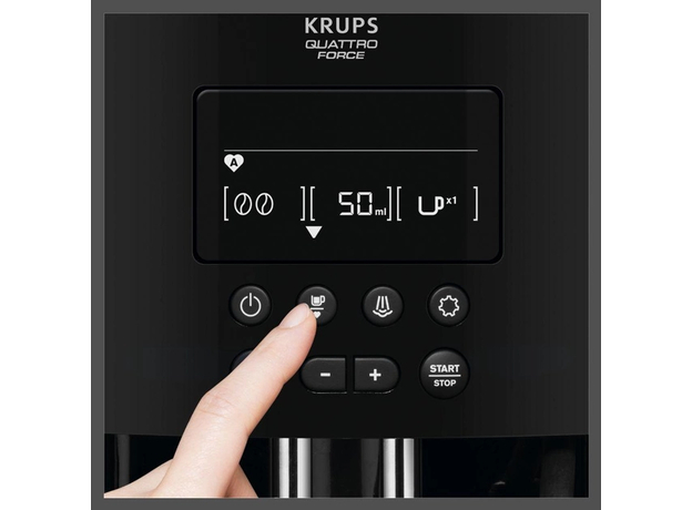 Кавомашина KRUPS Arabica EA817010 - зображення 9 Кавомашина KRUPS Arabica EA817010 - зображення 9