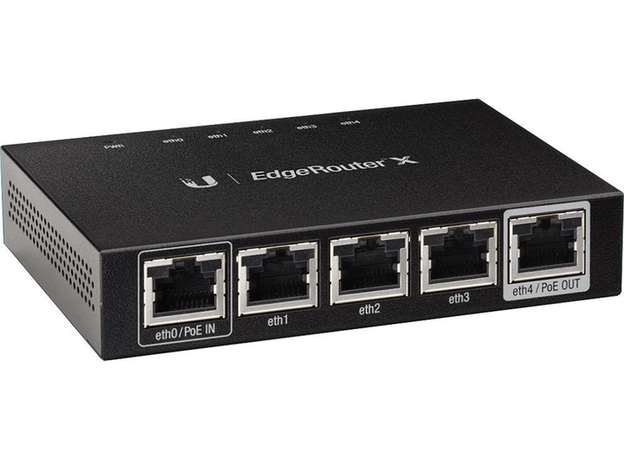 Маршрутизатор Ubiquiti EdgeRouter X (ER-X)  Маршрутизатор Ubiquiti EdgeRouter X (ER-X)