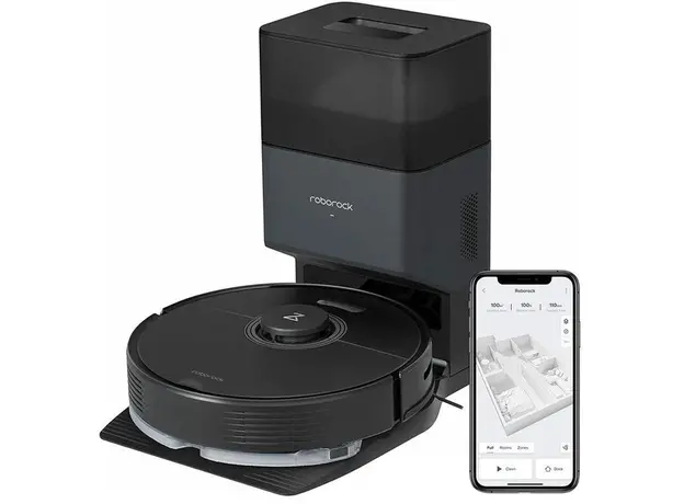 Робот пылесос Xiaomi Roborock Vacuum Cleaner Q7 Max Plus Black (6970995784886) 