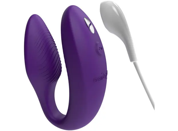 Вибратор для пар We-Vibe Sync 2 Purple с управлением через приложение, Цвет: Фиолетовый - изображение 8