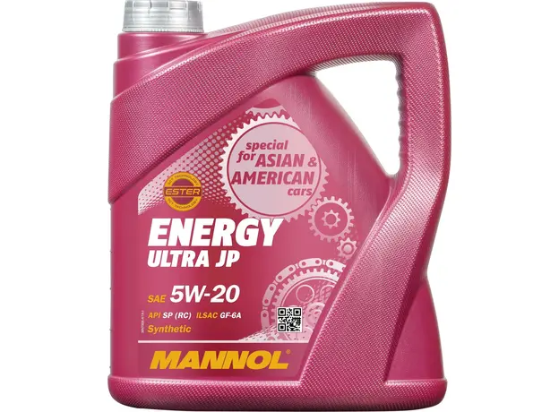 Моторное масло Mannol Energy Ultra Jp 5W-20, 4л (MN7906-4) 