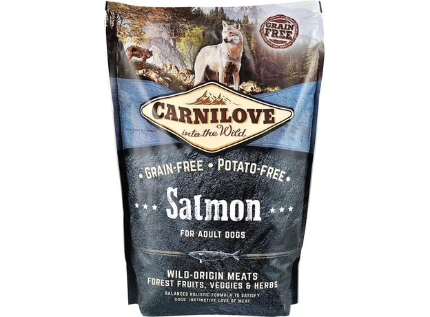 Carnilove Salmon Adult 1.5 кг (8595602508914), Фасовка: 1.5 кг  Carnilove Salmon Adult 1.5 кг (8595602508914), Фасовка: 1.5 кг
