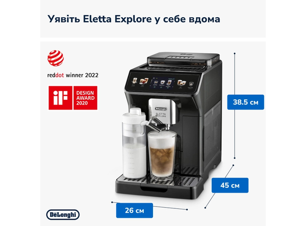 DELONGHI Eletta Explore ECAM450.65.G - изображение 4 DELONGHI Eletta Explore ECAM450.65.G - изображение 4