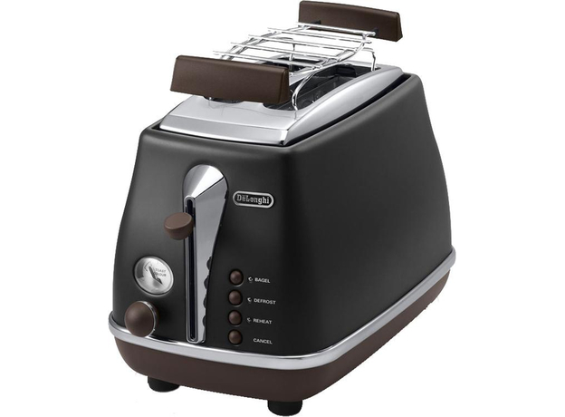 Тостер DeLonghi CTOV 2103 BK Icona Vintage  Тостер DeLonghi CTOV 2103 BK Icona Vintage