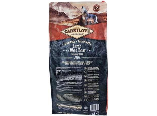 Carnilove Lamb & Wild Boar 12 кг (8595602508921), Фасовка: 12 кг - изображение 2 Carnilove Lamb & Wild Boar 12 кг (8595602508921), Фасовка: 12 кг - изображение 2