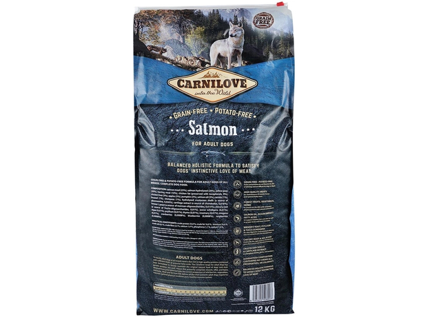 Сухой корм для взрослых собак Carnilove Salmon Adult 12 кг (8595602508907), Фасовка: 12 кг - изображение 2 Сухой корм для взрослых собак Carnilove Salmon Adult 12 кг (8595602508907), Фасовка: 12 кг - изображение 2