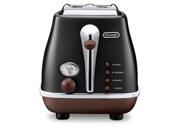 Тостер DeLonghi CTOV 2103 BK Icona Vintage - изображение 2 Тостер DeLonghi CTOV 2103 BK Icona Vintage - изображение 2