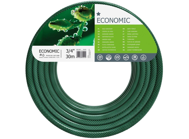 Шланг Cellfast ECONOMIC 3/4", 30 м (10-021), Внутренний диаметр шланга, дюймы: 3/4"  Шланг Cellfast ECONOMIC 3/4", 30 м (10-021), Внутренний диаметр шланга, дюймы: 3/4"