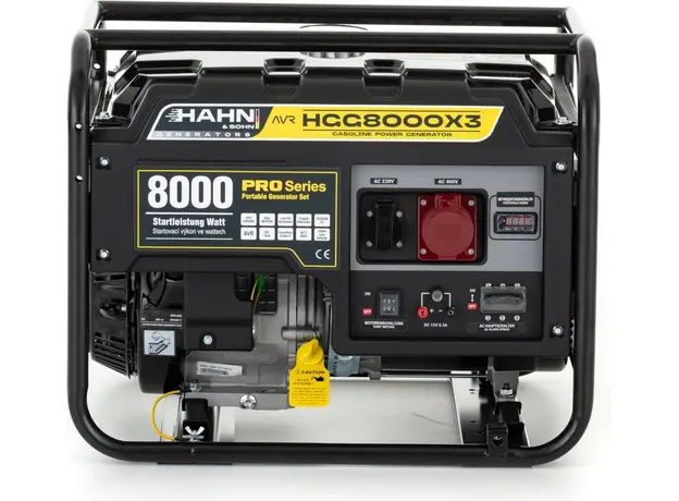 Генератор бензиновый Hahn & Sohn Benzin Generator Hgg 8000 X3 