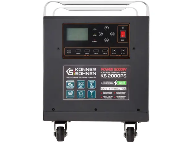 Электростанция портативная Konner&Sohnen KS 2000PS - изображение 3