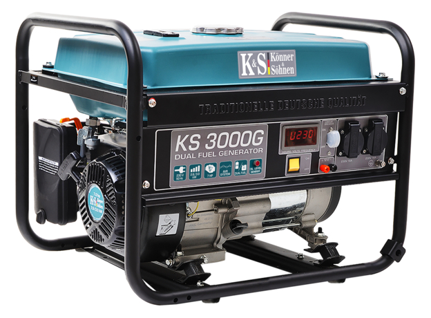 Двухтопливный генератор Konner&Sohnen Ks 3000 G - 3 кВт - изображение 2 Двухтопливный генератор Konner&Sohnen Ks 3000 G - 3 кВт - изображение 2