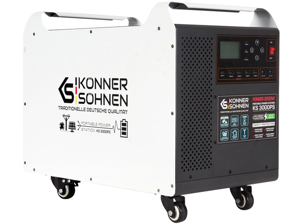 Электростанция портативная Konner&Sohnen KS 3000PS - изображение 2 Электростанция портативная Konner&Sohnen KS 3000PS - изображение 2