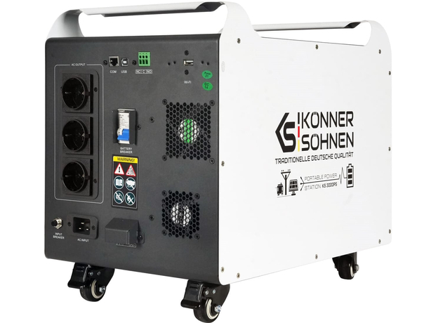 Электростанция портативная Konner&Sohnen KS 3000PS - изображение 5 Электростанция портативная Konner&Sohnen KS 3000PS - изображение 5