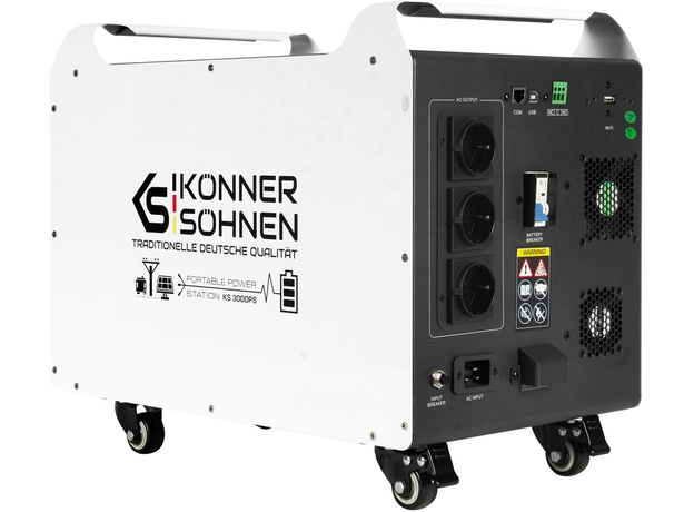 Электростанция портативная Konner&Sohnen KS 3000PS - изображение 7 Электростанция портативная Konner&Sohnen KS 3000PS - изображение 7