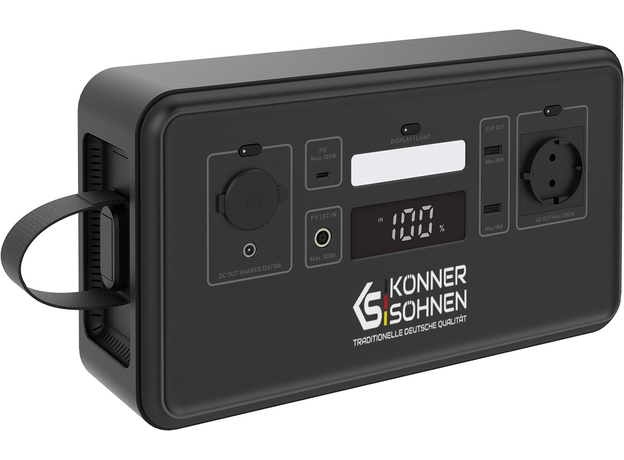 Зарядная станция Konner&Sohnen KS 300PS, Номинальная мощность (общая): 300 Вт - изображение 4 Зарядная станция Konner&Sohnen KS 300PS, Номинальная мощность (общая): 300 Вт - изображение 4