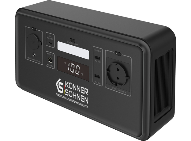 Зарядная станция Konner&Sohnen KS 300PS, Номинальная мощность (общая): 300 Вт - изображение 3 Зарядная станция Konner&Sohnen KS 300PS, Номинальная мощность (общая): 300 Вт - изображение 3
