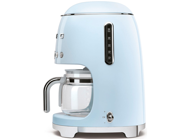 Капельная кофеварка SMEG 50's Retro Style Pastel Blue DCF02PBEU - изображение 3 Капельная кофеварка SMEG 50's Retro Style Pastel Blue DCF02PBEU - изображение 3
