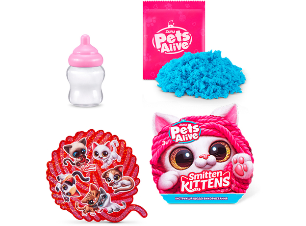 Интерактивный игровой набор-сюрприз Pets & Robo Alive S1 Игривые котята (9541) (6900007345002) - изображение 4 Интерактивный игровой набор-сюрприз Pets & Robo Alive S1 Игривые котята (9541) (6900007345002) - изображение 4