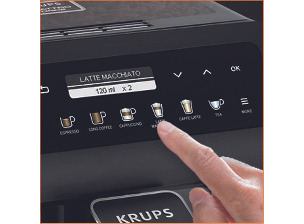 Кофемашина зерновая KRUPS Evidence Plus Titanium EA894810 - изображение 5 Кофемашина зерновая KRUPS Evidence Plus Titanium EA894810 - изображение 5