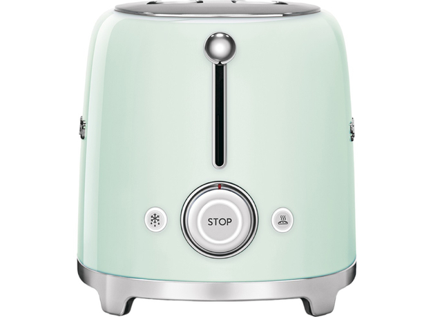 Тостер Smeg 50' Style Green TSF01PGEU (8017709189051) - зображення 3 Тостер Smeg 50' Style Green TSF01PGEU (8017709189051) - зображення 3