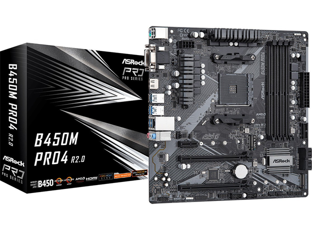 ASRock B450M PRO4 R2.0 - изображение 4 ASRock B450M PRO4 R2.0 - изображение 4