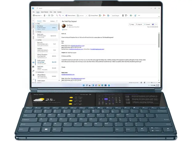 Ноутбук Lenovo Yoga Book 9-13 (82YQ0033PB) - изображение 15