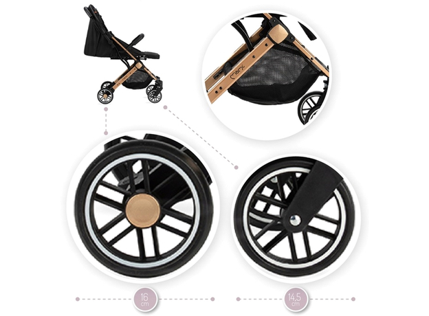 Прогулочная коляска Momi Estelle Black (WOSP00003) (5900495864604) - изображение 13 Прогулочная коляска Momi Estelle Black (WOSP00003) (5900495864604) - изображение 13