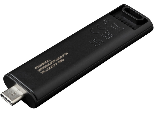 Флеш память USB Kingston DataTraveler Max 1TB USB 3.2 Gen 2 Type-C Black (DTMAX/1TB) - изображение 4 Флеш память USB Kingston DataTraveler Max 1TB USB 3.2 Gen 2 Type-C Black (DTMAX/1TB) - изображение 4