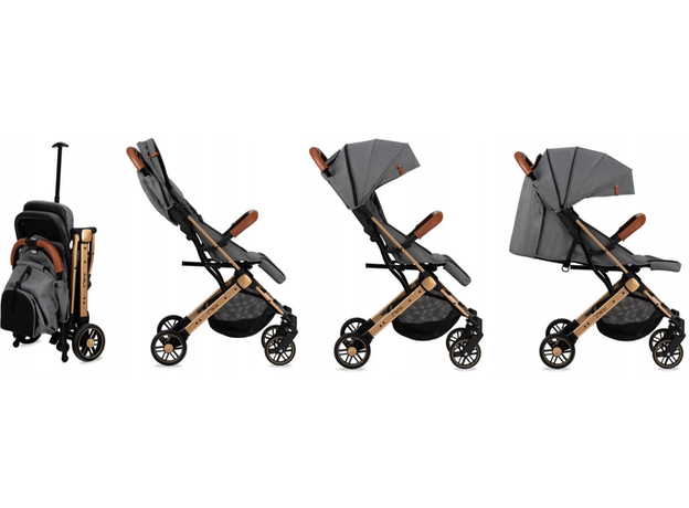 Прогулочная коляска Momi Estelle grey-gold (WOSP00018) (5900495959034) - изображение 10 Прогулочная коляска Momi Estelle grey-gold (WOSP00018) (5900495959034) - изображение 10