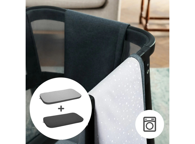 Кровать-манеж 4 в 1 Kinderkraft Sofi Plus Grey (KLSOFIPLGRY0000) - изображение 8 Кровать-манеж 4 в 1 Kinderkraft Sofi Plus Grey (KLSOFIPLGRY0000) - изображение 8