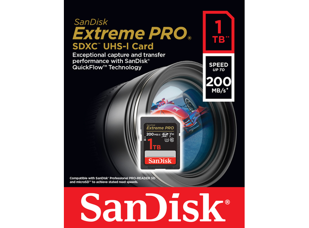 SanDisk 512GB SDXC Class 10 UHS-I U3 V30 Extreme Pro (SDSDXXD-512G-GN4IN) [CLONE] - зображення 3