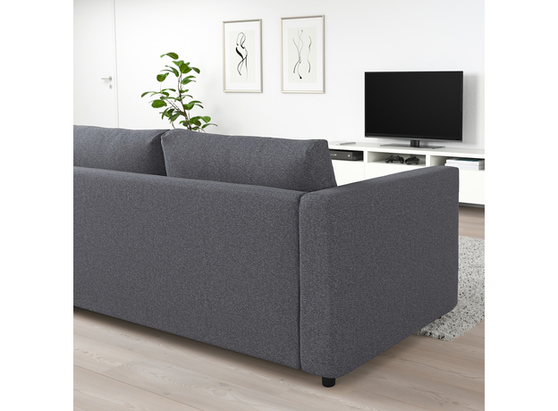 Двухместный раскладной диван ІКЕА VIMLE Gunnared (s09545271) серый - изображение 7