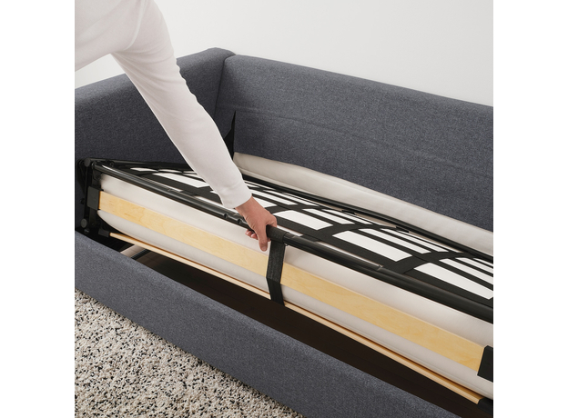 Двухместный раскладной диван ІКЕА VIMLE Gunnared (s09545271) серый - изображение 8