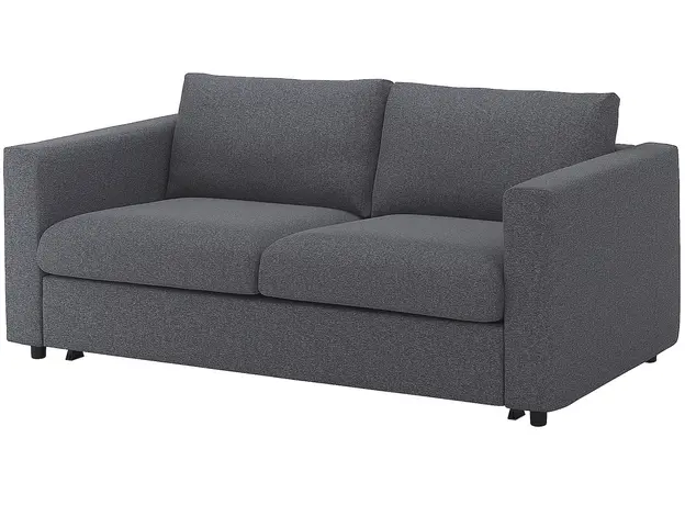 Двухместный раскладной диван ІКЕА VIMLE Gunnared (s09545271) серый 