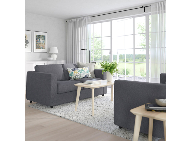 Двухместный раскладной диван ІКЕА VIMLE Gunnared (s09545271) серый - изображение 6