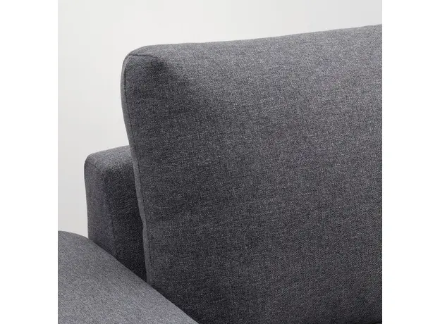Двухместный диван ІКЕА Vimle Gunnared (s99400546) серый - изображение 5