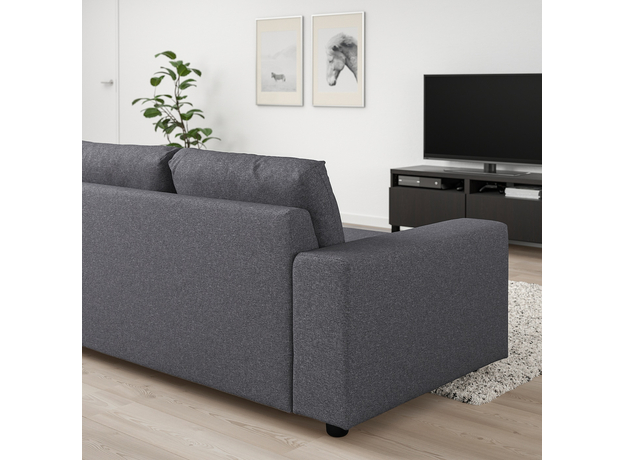 Двухместный диван ІКЕА Vimle Gunnared (s99400546) серый - зображення 4 Двухместный диван ІКЕА Vimle Gunnared (s99400546) серый - зображення 4