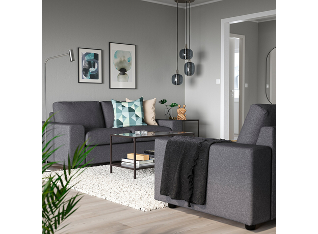 Двухместный диван ІКЕА Vimle Gunnared (s99400546) серый - зображення 3 Двухместный диван ІКЕА Vimle Gunnared (s99400546) серый - зображення 3