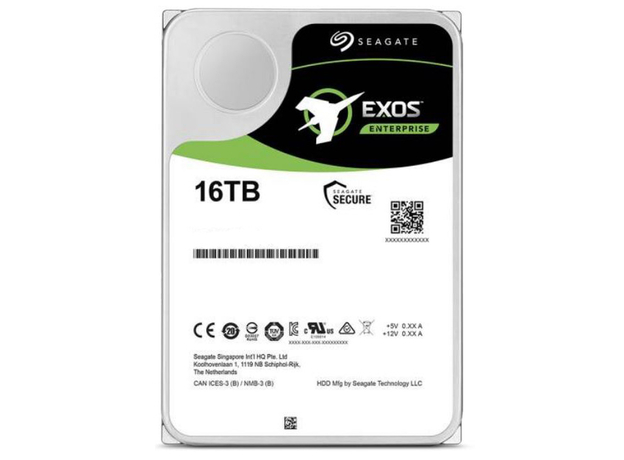 Жесткий диск Seagate Exos X16 HDD 16TB 7200rpm 256MB ST16000NM001G 3.5" SATA III 