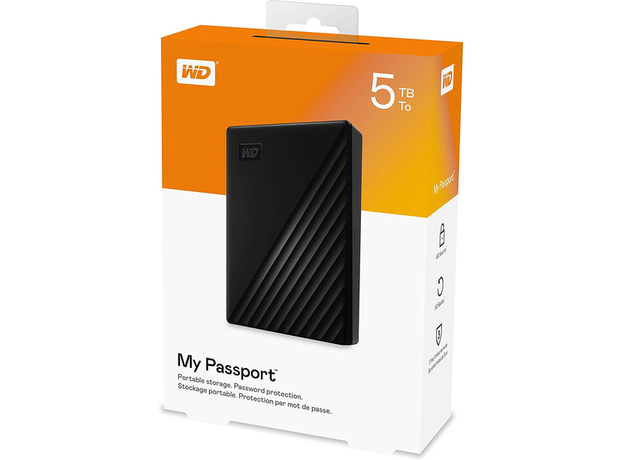 Жесткий диск Western Digital My Passport 5TB WDBPKJ0050BBK-WESN 2.5" USB 3.0 External Black - изображение 7