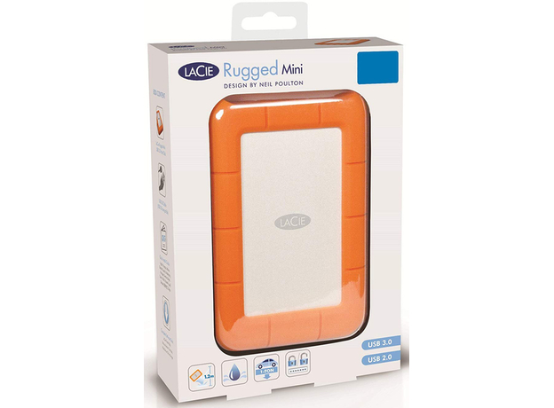 Жорсткий диск LaCie Rugged Mini 2TB LAC9000298 2.5 USB 3.0 External - зображення 7 Жорсткий диск LaCie Rugged Mini 2TB LAC9000298 2.5 USB 3.0 External - зображення 7