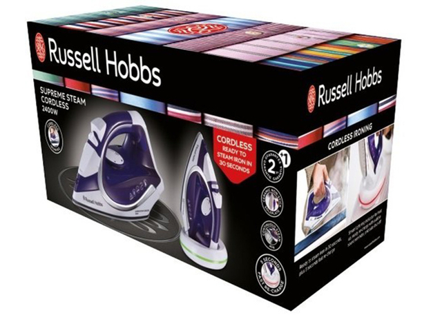 Утюг Russell Hobbs Supreme Steam Cordless 23300-56 - изображение 4 Утюг Russell Hobbs Supreme Steam Cordless 23300-56 - изображение 4