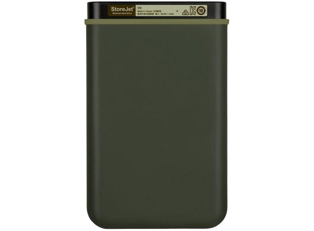 Жесткий диск Transcend StoreJet 25M3G 2TB TS2TSJ25M3G 2.5" USB 3.1 Gen1 External Military Green - изображение 4 Жесткий диск Transcend StoreJet 25M3G 2TB TS2TSJ25M3G 2.5" USB 3.1 Gen1 External Military Green - изображение 4