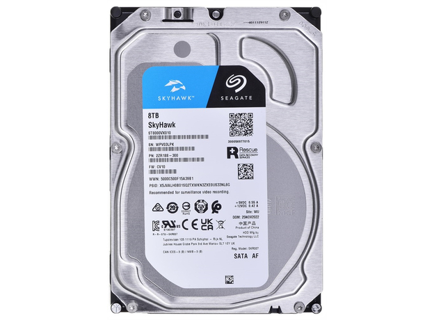 Жорсткий диск Seagate SkyHawk 8TB 5400rpm 256MB ST8000VX010 3.5 SATA III  Жорсткий диск Seagate SkyHawk 8TB 5400rpm 256MB ST8000VX010 3.5 SATA III