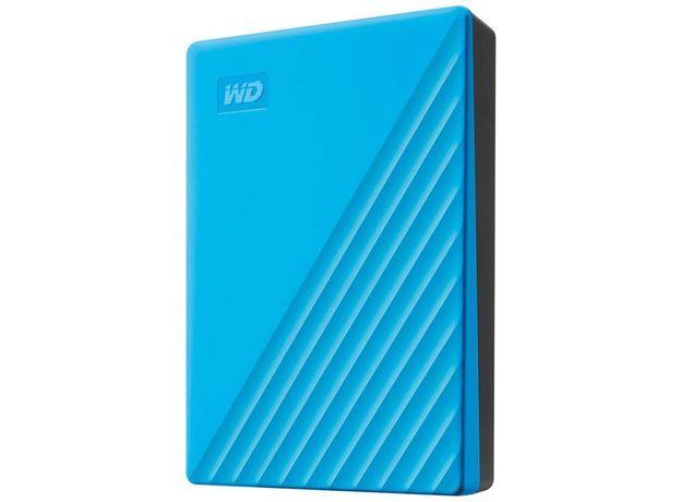 Жорсткий диск Western Digital My Passport 4TB WDBPKJ0040BBL-WESN 2.5" USB 3.0 External Blue (0718037870212) - зображення 2 Жорсткий диск Western Digital My Passport 4TB WDBPKJ0040BBL-WESN 2.5" USB 3.0 External Blue (0718037870212) - зображення 2
