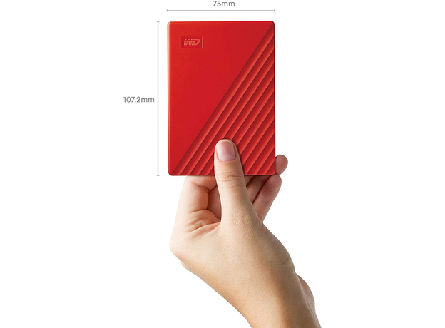 Жорсткий диск Western Digital My Passport 4TB WDBPKJ0040BRD-WESN 2.5" USB 3.0 External Red (0718037870236) - зображення 5 Жорсткий диск Western Digital My Passport 4TB WDBPKJ0040BRD-WESN 2.5" USB 3.0 External Red (0718037870236) - зображення 5