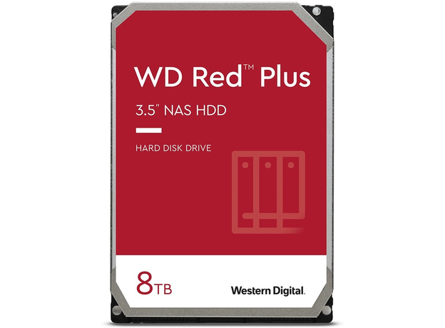Жесткий диск Western Digital Red Plus NAS 8TB 5640rpm 256MB WD80EFPX 3.5 SATA III  Жесткий диск Western Digital Red Plus NAS 8TB 5640rpm 256MB WD80EFPX 3.5 SATA III