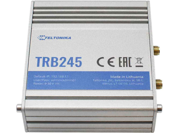 Маршрутизатор Teltonika TRB245 (TRB245000000) - изображение 2 Маршрутизатор Teltonika TRB245 (TRB245000000) - изображение 2