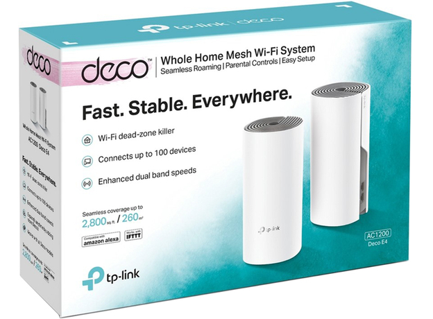 Маршрутизатор TP-LINK Deco E4 (2-pack) - зображення 3 Маршрутизатор TP-LINK Deco E4 (2-pack) - зображення 3