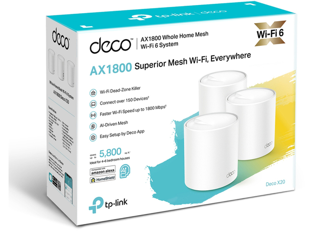 Маршрутизатор TP-LINK Deco X20 (3-pack) - изображение 3